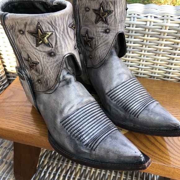 Old Gringo Shoes - Old Gringo Harness Ankle Star Boots 9